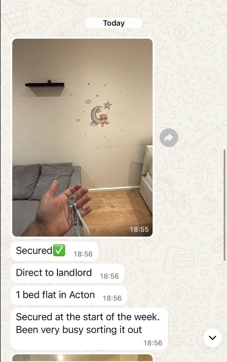 Student Success Chat - Secured 1 bed flat in Acton